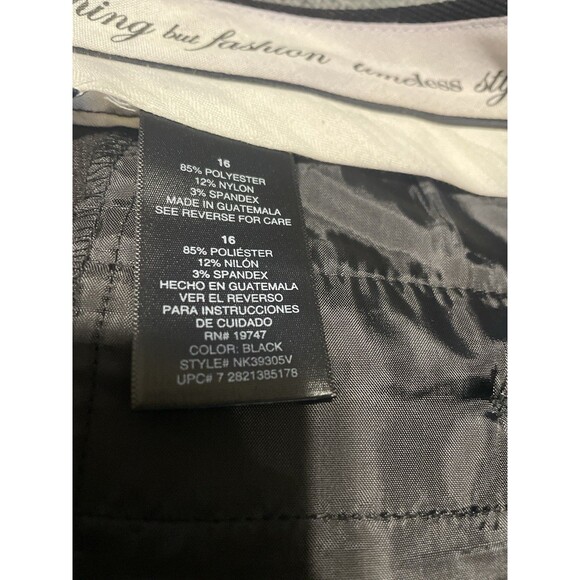 Norma Kamali Pants Womens 16 Black Corduroy Bootcut Old Money Quiet Luxury - Picture 5 of 10